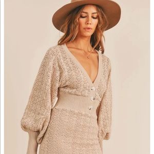 NEW❤️ Balloon sleeve mini dress